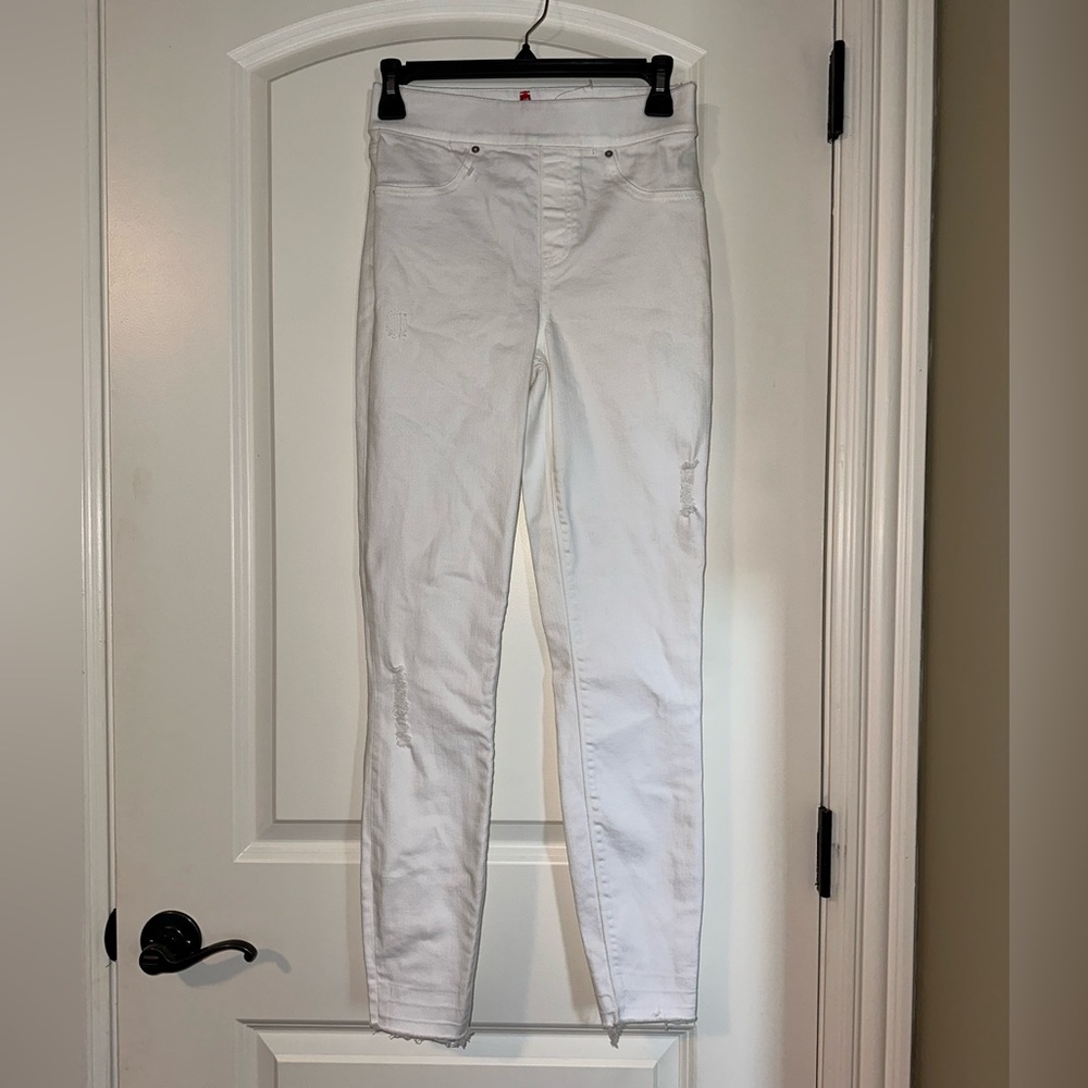 Spanx white Skinny Jeans